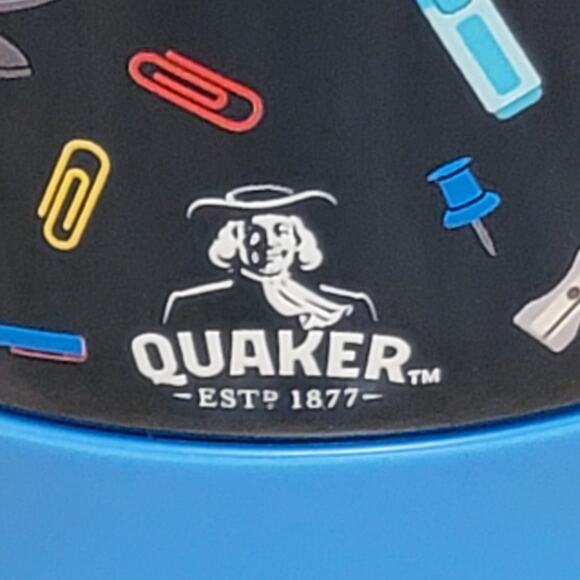 Quaker Thermal Lunch Box Container w/ Fork 12‎ oz Food School Hot Cold Kids NEW - Picture 5 of 8